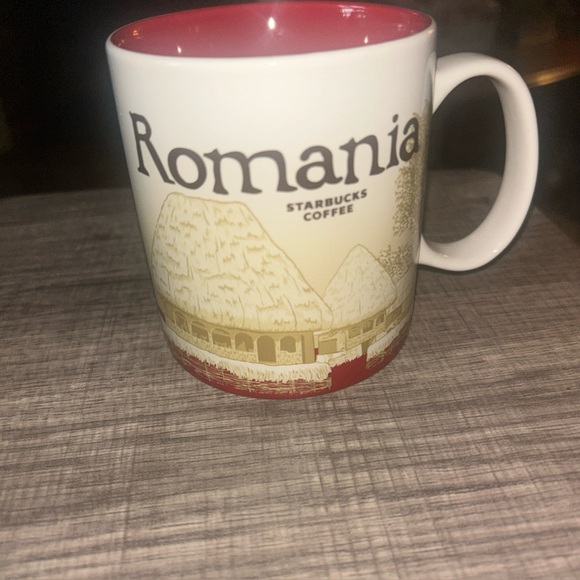 Starbucks Icon Mug Romania 16oz 2012 Edition pre owned - Picture 1 of 4